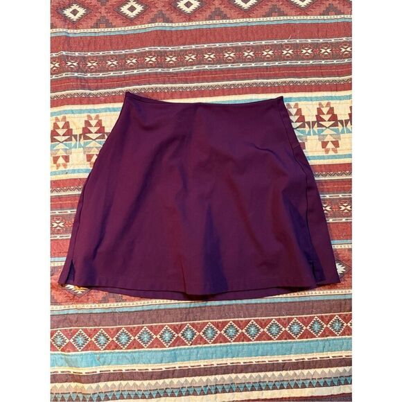 girlfriend collective Pants - girlfriend collective plum/maroon skort size medium